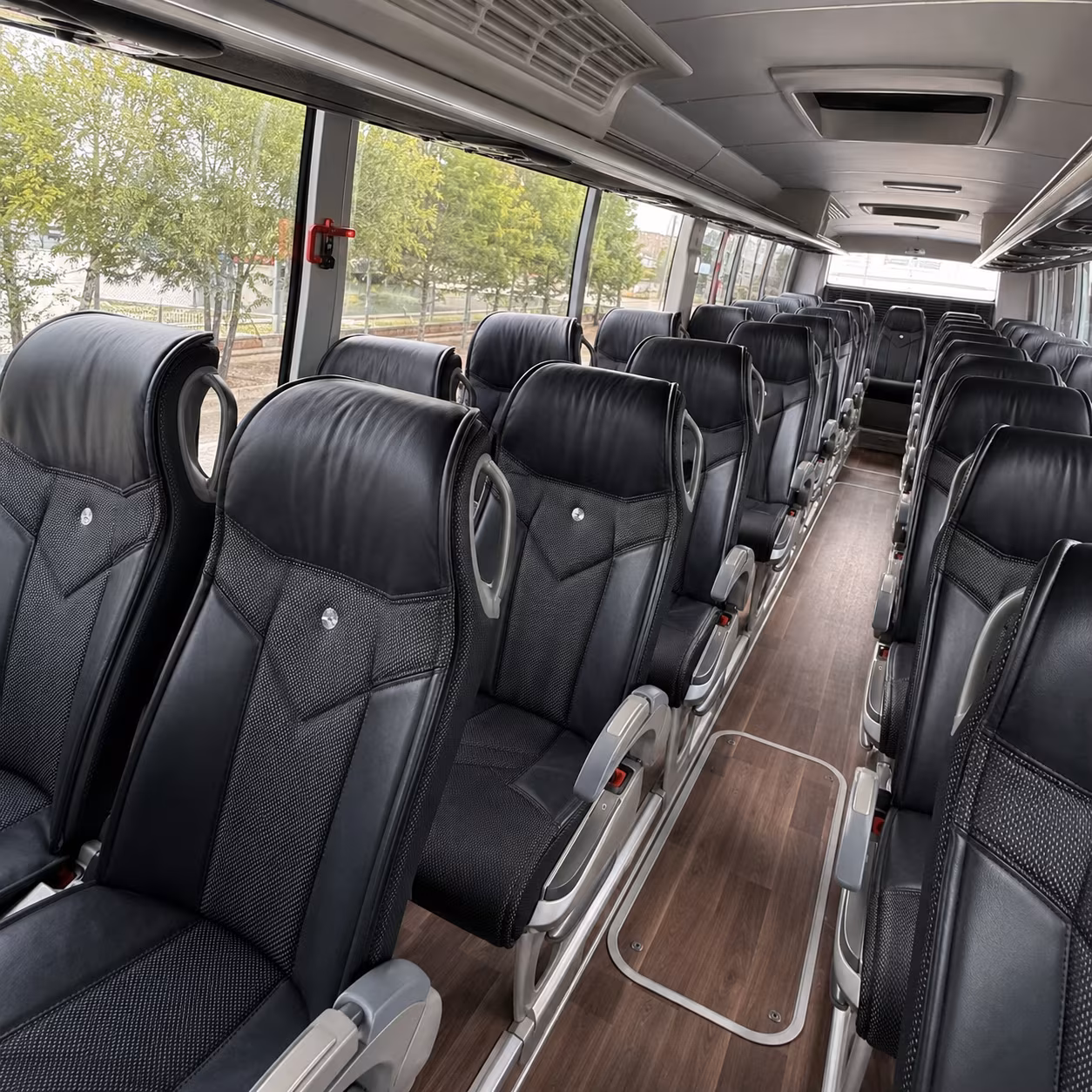 charter bus shuttle service for mobile s port and maritime workforce