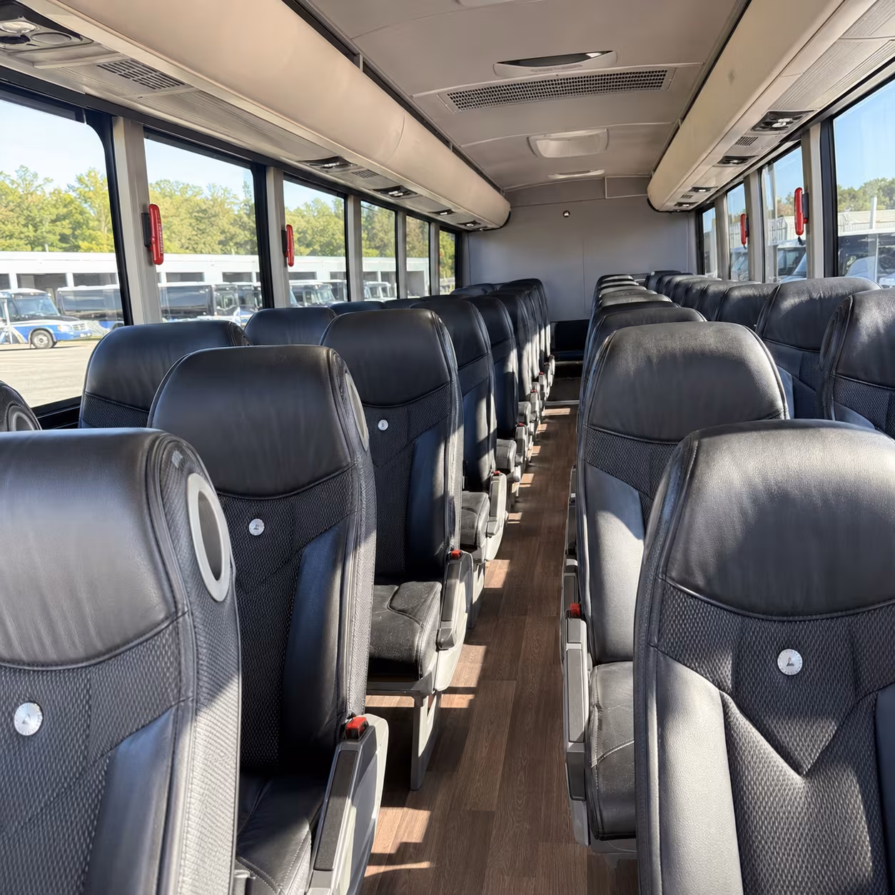 charter buses for conferences and events at the mobile convention center
