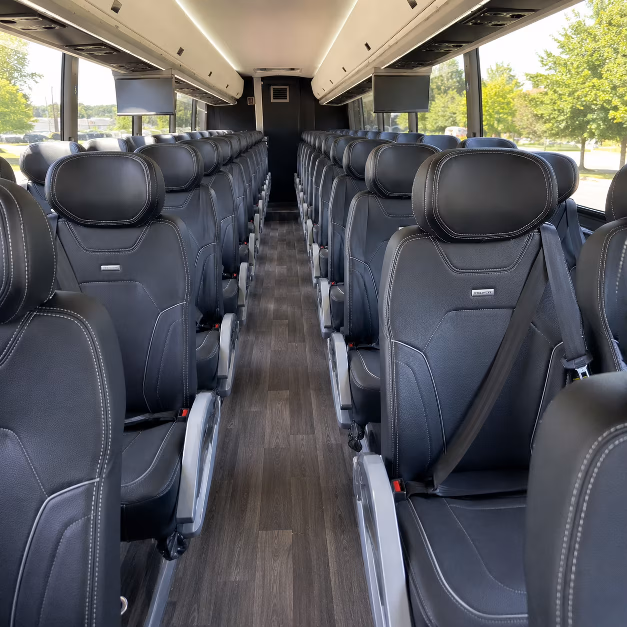 long distance charter buses for mobile fans traveling to away games
