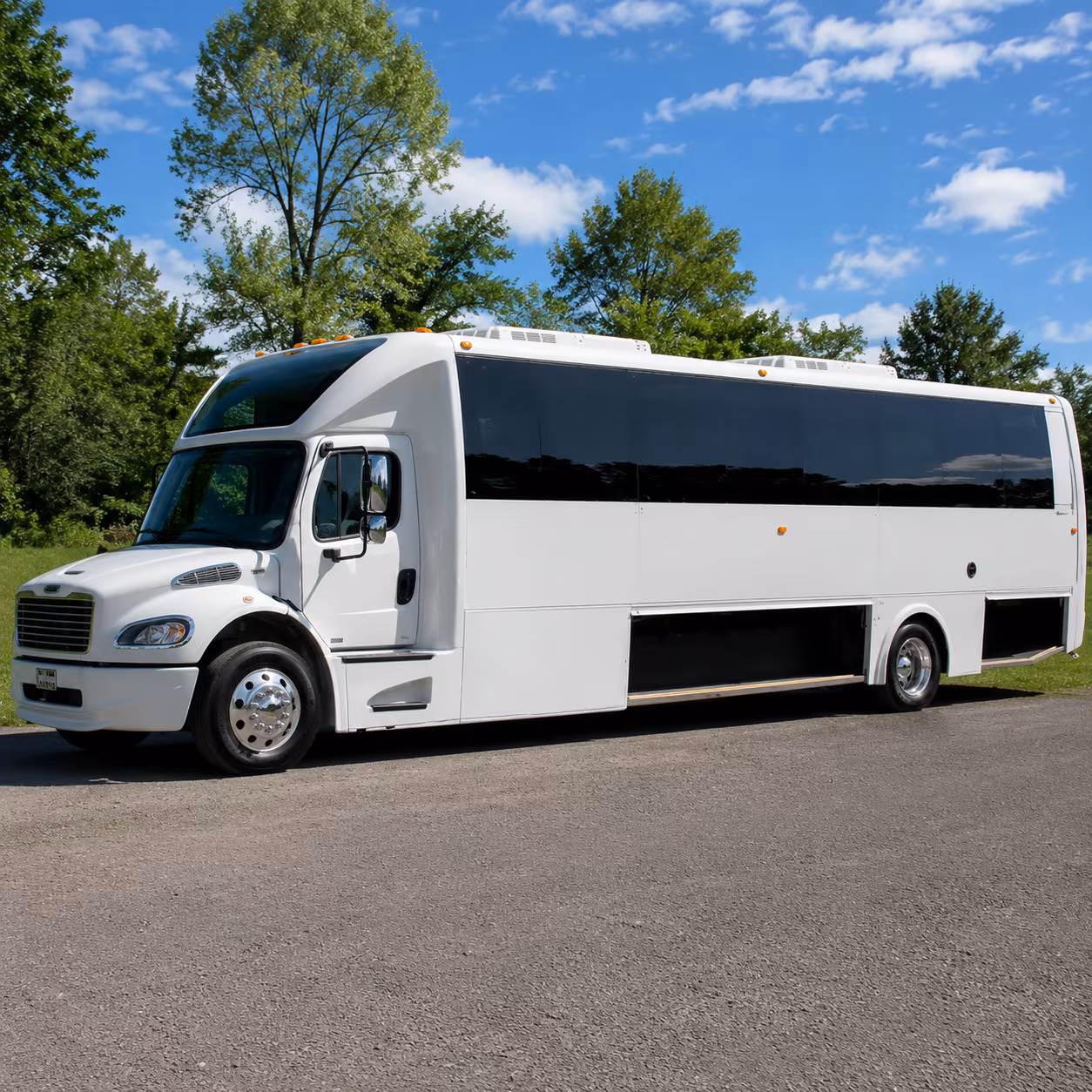 mobile holiday party bus rental