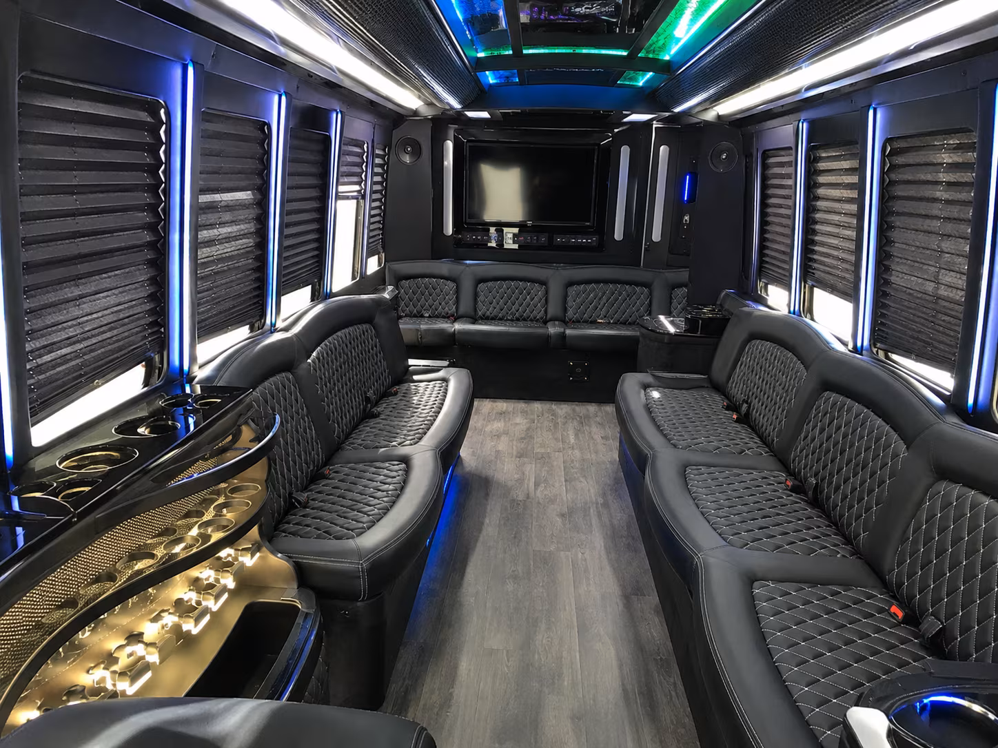 mobile night out party bus rental