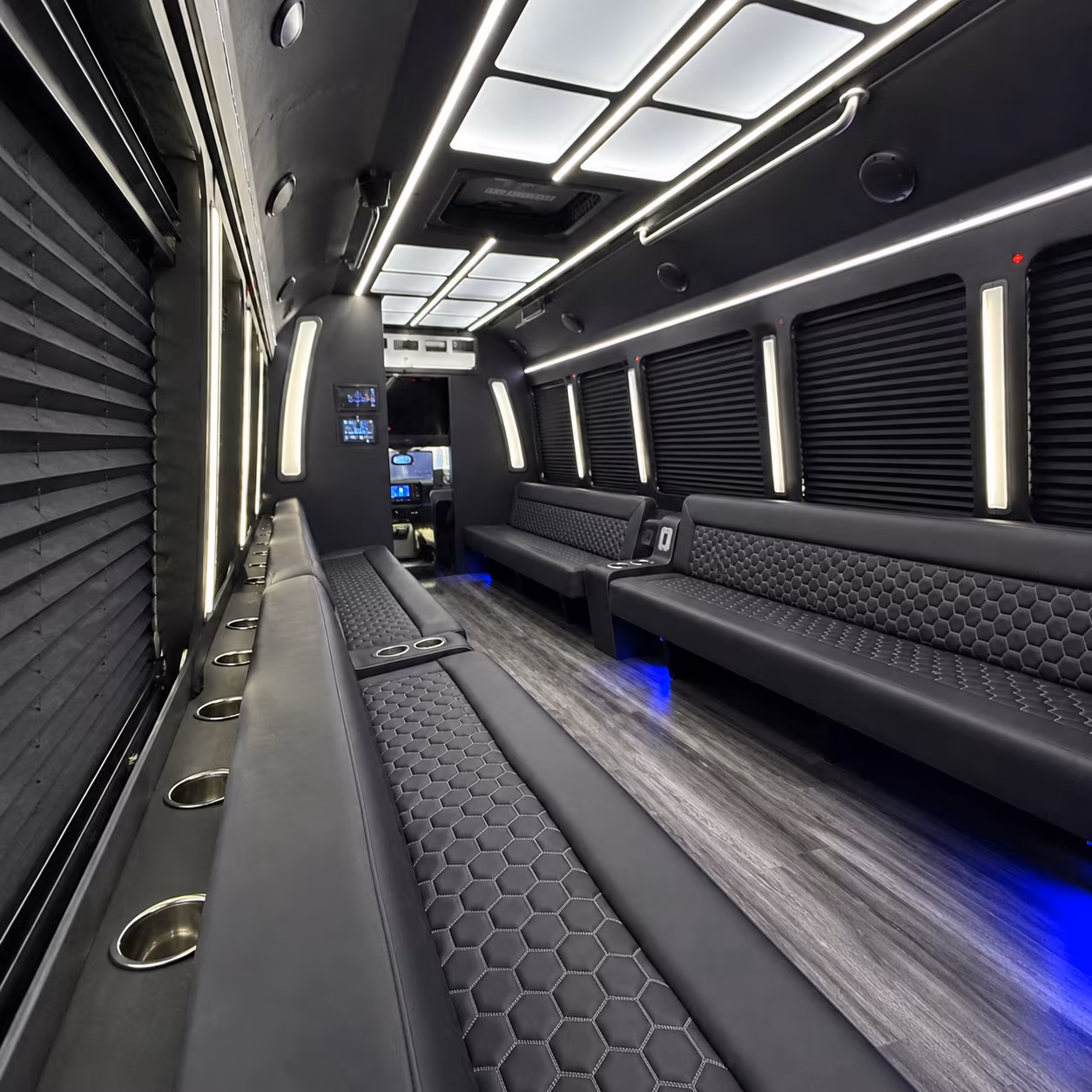 mobile party bus interior