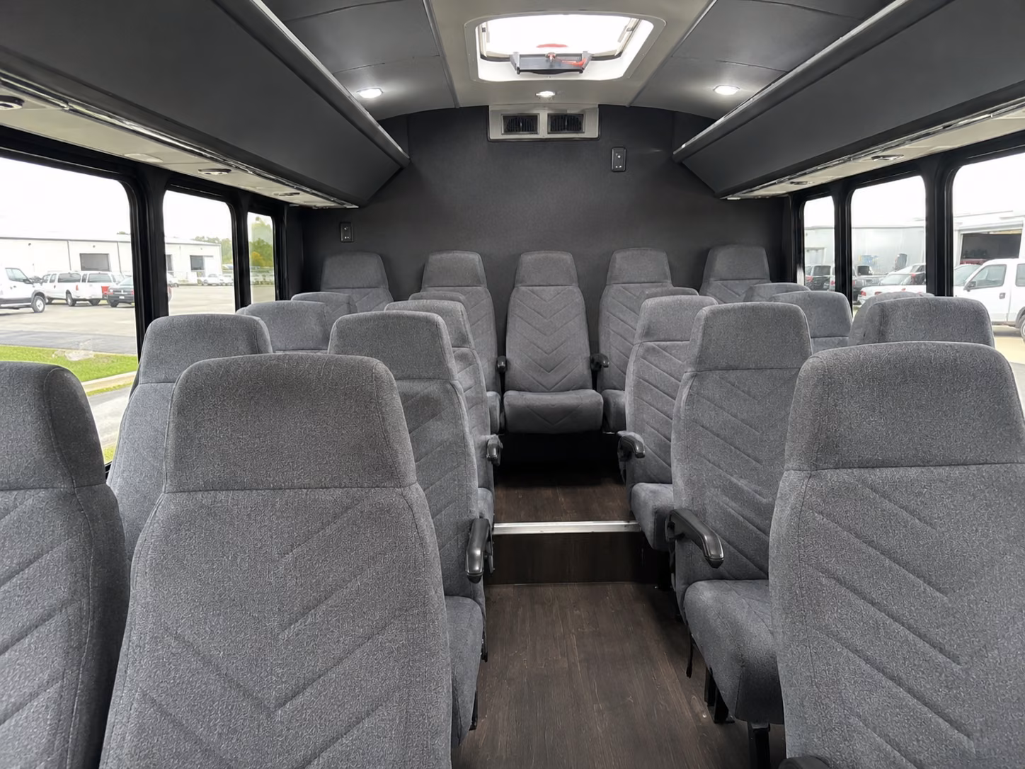 mobile sporting event transportation onboard seating