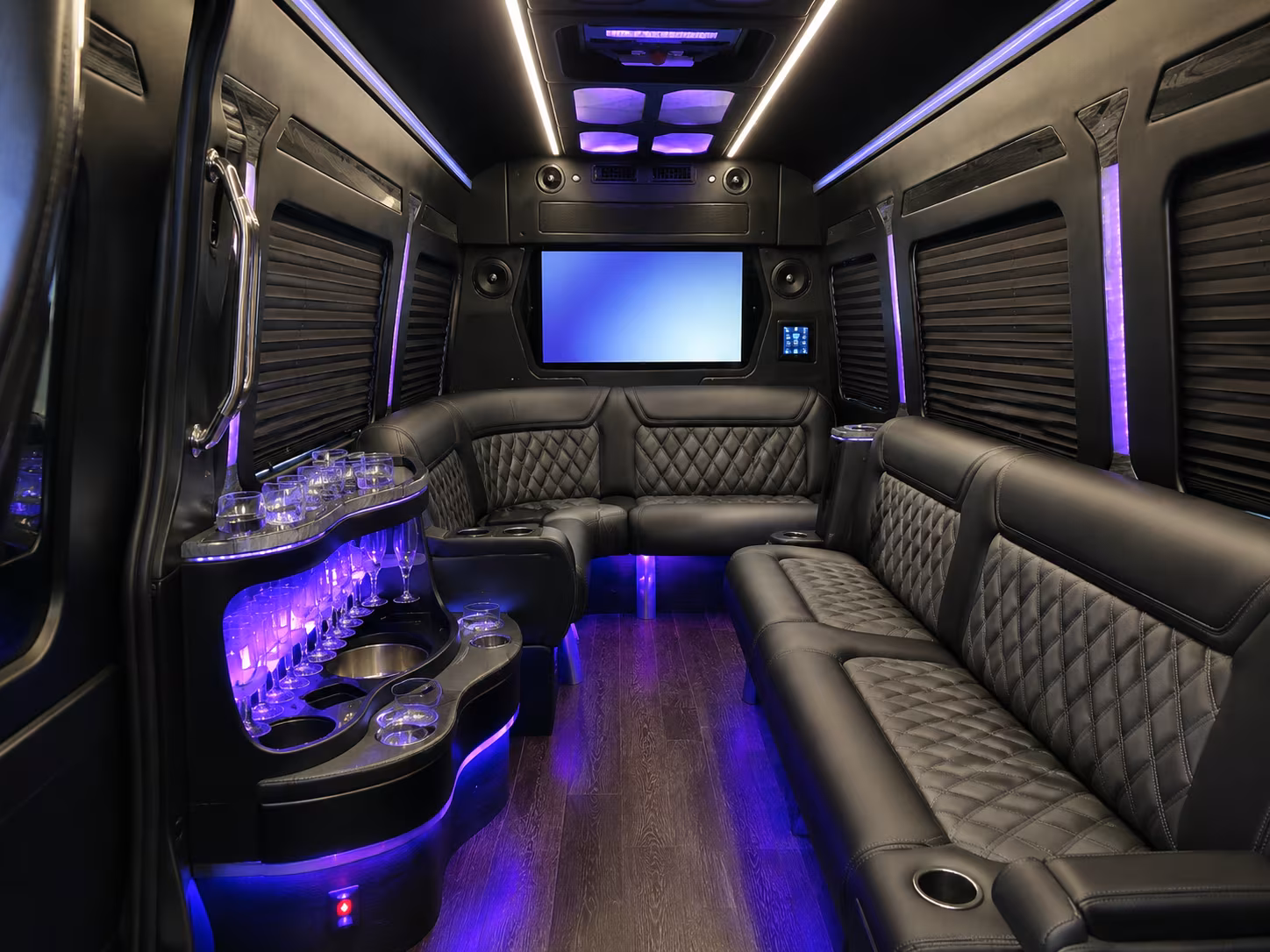 mobile sprinter limousine inside
